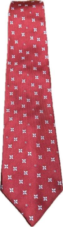 Thomas Pink Other - PINK Thomas Pink Men's Red Silk Tie w Blue Floral Motif luxury English country